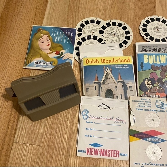 Vintage View Master & Reels Story Books Sleeping Beauty Bullwinkle Pebbles Bam - Picture 3 of 5